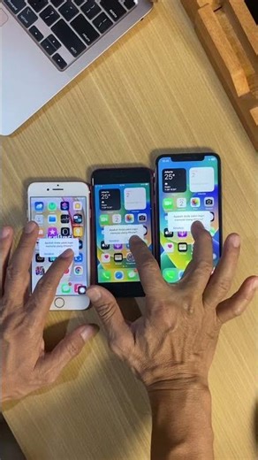 Test boot iPhone 7 vs iPhone 8 vs iPhone X