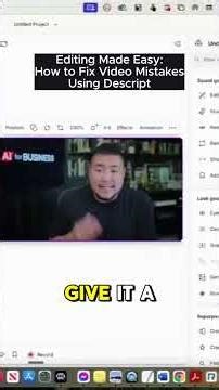 Editing Made Easy How to Fix Video Mistakes Using The Script !