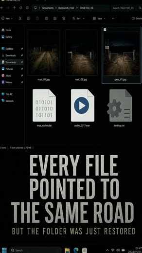 The deleted folder came back #indiehorror #horrorgame