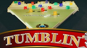 カーリングのようにサイコロをはじき、ボード上でテクニック・知恵・運・度胸が試される「Tumblin’ Dice」