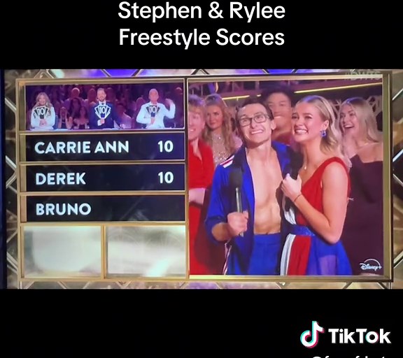 Stephen and Rylee Freestyle Scores from DWTS Finale