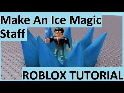 How To Make An Ice Magic Staff On Roblox