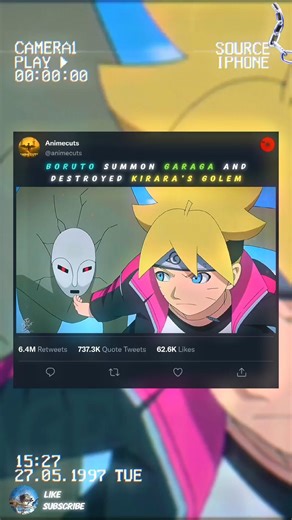 Boruto Summon Garaga💀 #naruto #shorts