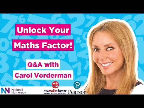 Unlock your maths factor! A Q&A with Carol Vorderman