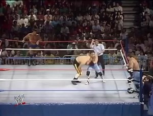 On September 13, 1986 Mick Foley makes his WWF debut as “Jack Foley” teaming up with Les Thornton as they take on the WWF World Tag-Team Champions the British Bulldogs. During the match, The Dynamite Kid (who had a long earned reputation as a stiff worker in the ring) clotheslined Foley (1:46 in the video) with such force that he was unable to eat solid food for several weeks. Foley’s run would not last long, as he had not signed a contract with the WWF at the time. | Davenport Sports Network