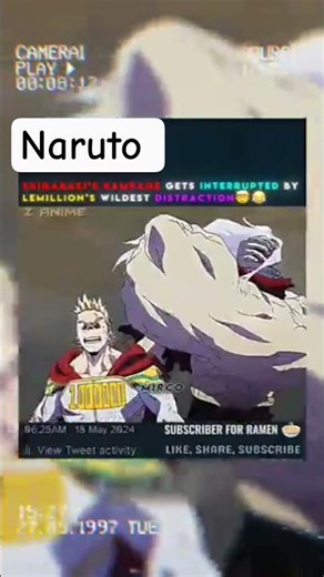 Lemilion's Bold Move Shocks Everyone 🤯🥶 #myheroacademia #mha #anime #narutoedit