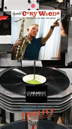 Check out the pressing of @coryweeds ‘Dig Weeds!’, the latest vinyl release from Kevin Gray @kevin.gray.129357 at Cohearent Records. And while you're at it, make sure to give them a follow on their new page: @cohearentrecordskevingray Produced by @jazzsaraswati Joe Harley, and recorded all-analog/all-tube at Kevin Gray's new studio, Cohearent Recording. Digging weeds has never been so smooth! 180-gram vinyl pressed at @fidelityrecordpressing and housed in a deluxe tip-on gatefold jacket. @corywe