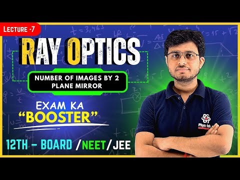 Ray Optics Class 12 | Number of Images by 2 Plane Mirror | BAAP of ALL Lectures - 7 | Phys Ishq