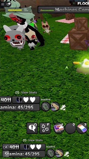 PEBBLE, SCRAPS, VEE, AND SPROUT IN DANDY'S WORLD