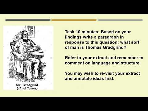 Lesson: Hard Times - Mr Gradgrind