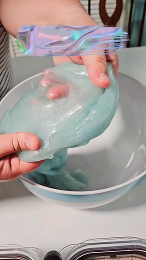 147K views · 1.3K reactions | Homemade Slime 珞 So much fun with the kids! 8 oz washable school glue, 1 tbsp baking soda, 2-3 tbsp contact saline solution, glitter &/or food coloring as needed! Mix & play! | The Craftologist | Facebook