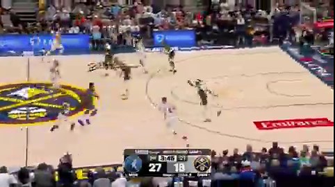 The Nuggets just relentlessly attacking Ant/Ayo off the ball defensively was really fun to watch in the first quarter of DEN-MIN.Jokic manipulating everything at point center. Four possessions of him just moving dudes with his eyes and Nuggets setting sharp back screens.