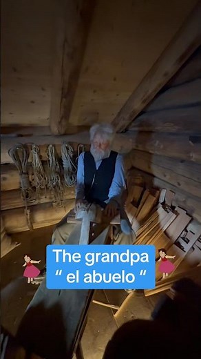 Heidi’s grandfather “el abuelo” #heidi #grandfather #abuelos #swissalps #switzerland #fürdich