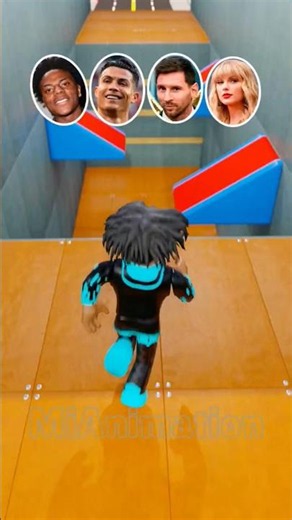 Ronaldo vs IshoSpeed vs Messi vs Tayler Swift #roblox #funny #shorts