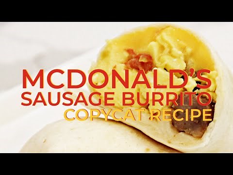 McDonald's Sausage Burritos (meal prep) - Copycat Recipe