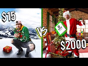 $15 VS $2,000 CHRISTMAS! *Budget Challenge*