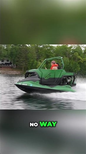 DIY ATV-Jetski: Epic Lake Launch & Speed Test! #shorts