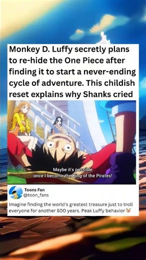 Luffy’s Secret Dream Exposed As The Ultimate Prank On The Pirate World