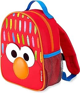 Skip Hop x Sesame Street Toddler Backpack with Safety Harness, Ages 1+, Elmo
