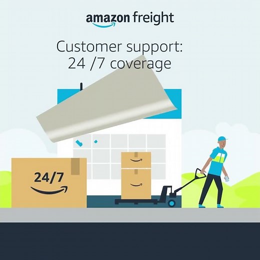 Fast, reliable and sustainable freight solutions with Amazon Freight