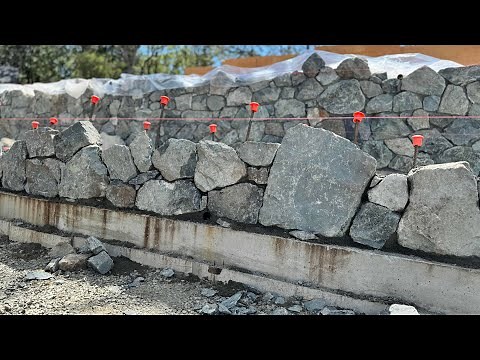 Build a ROCK WALL with me, so that you can BUILD ONE YOURSELF!