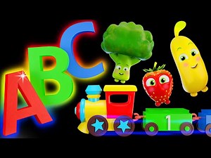 Letras Neón y Frutas Brillantes: Fiesta Disco | Video Sensorial y Educativo para Bebés