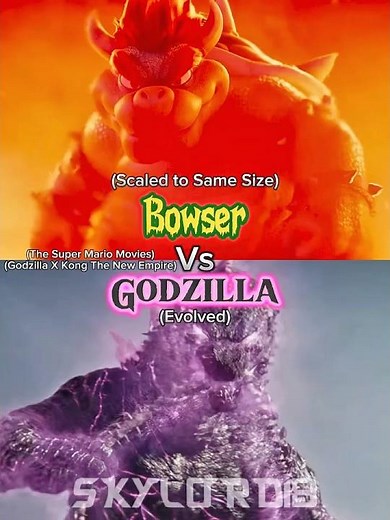 Bowser Vs Godzilla