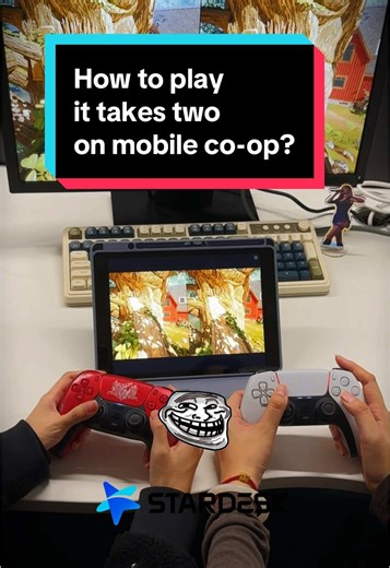 How to play it takes two on mobile co-op? #stardesk #ittakestwo #coopgame #gaming #gamestream #remoteplay #howto