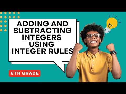 Subtracting Integers Using Integer Rules Guided Notes for 6th or 7th Grade