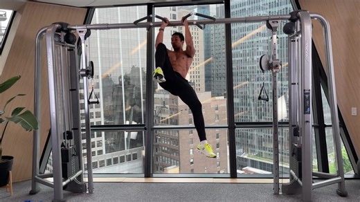 Eb and Swole: Hanging Typewriter Leg Raise