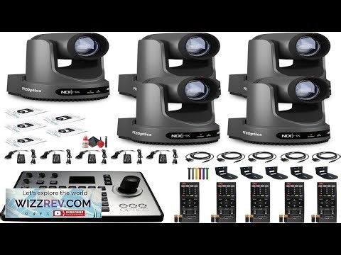 PTZOptics 5 x Move 4K SDI HDMI USB IP PTZ Camera with 20x Optical Zoom