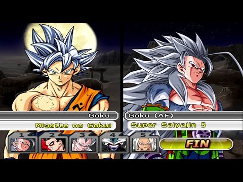 TEAM SUPER VS TEAM AF EN DRAGON BALL Z BUDOKAI TENKAICHI 3 ISO CON MODS LATINO GAMEPLAY HD