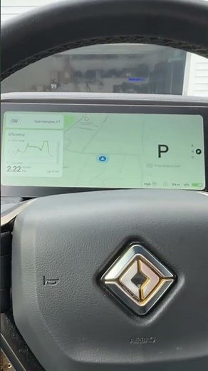 Rivian Update 2025.46 Full Screen Map on Drivers Display