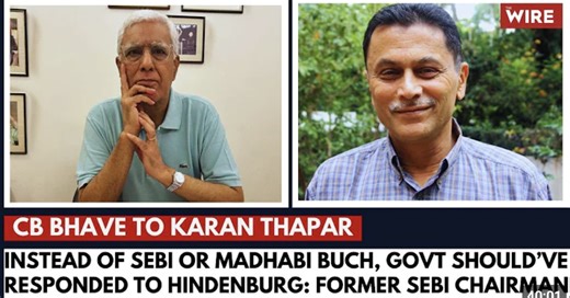 Instead of SEBI or Madhabi Buch, Govt Should’ve Responded to Hindenburg: Former SEBI Chairperson