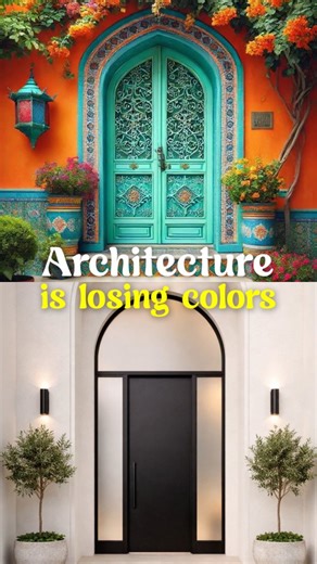 Architecture is fading into neutral. 🏛️ Our traditional built spaces embraced color — expressive façades, hand-painted ceilings, vibrant materials layered with meaning. 🎨🧱 Color wasn’t decoration. It was identity, climate response, and craft. Today, the palette is safer. Softer. Repeated. 🏢⬜ Minimalism has its place — but when every street begins to look the same, we have to question what we’ve edited out in the process. Perhaps the future of architecture isn’t less — but more intentional co