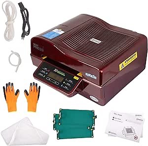 INTSUPERMAI 3D Heat Press Multi-Functional Sublimation Machine 110V 2800W 3D Vacuum Sublimation Heat Press Machine for Mugs Phone Case Plate and Glasses Photo Frame Sublimation Craft