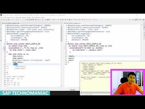 Association to Inner Join CDS PART 11 ABAP on HANA Course