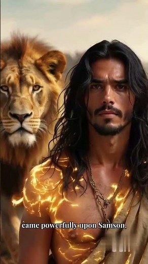 how Samson defeats Lion