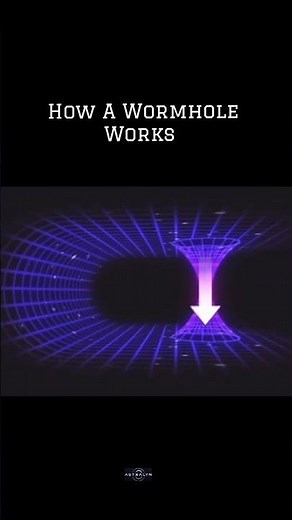 This Is How a Wormhole Actually Works 🌀 | #astrophysics #space