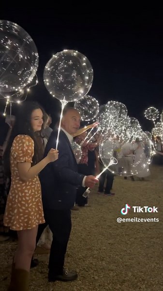 LED Bubble Balloon Send Off for Wedding Ceremony