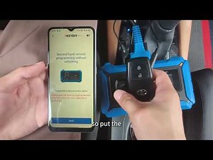 Use KD-X4 make TOYOTA 2561 second-hand remote programming without unlock