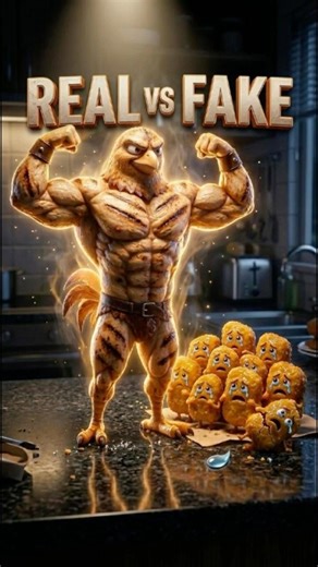 REAL vs FAKE Chicken 🍗 #shorts #nutrition