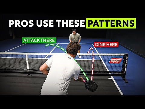 Pro Pickleball Dinking Patterns Explained! - Play an Aggressive Right Side