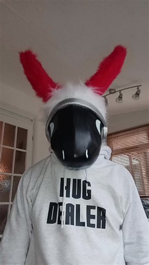 on the toasterdance video, a lot of you commented saying how much you lived the floppy ears on my protogen. I thought it only made sense to use this audio! #furryfandom #fursona #protogen #protogenfurry #protogenfursuit #furryandproud #floppyears