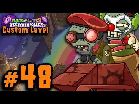 Crimson Front? in my Market!? | PvZ2: Reflourished Custom Level Gameplay
