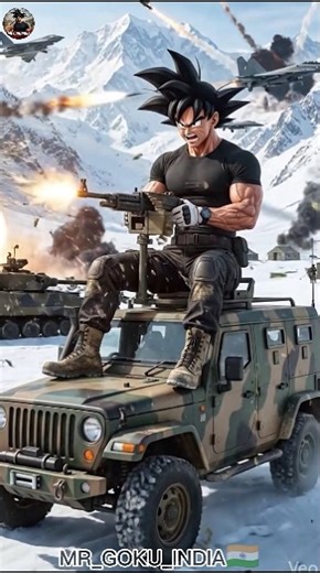 Goku Joins The Indian Army | Himalaya Border Battle 🇮🇳 | #Goku #Army #shorts