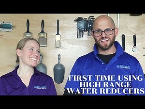 First Time Using High Range Water Reducers In Concrete! - Vlog #305