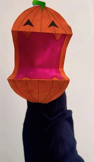 Quand une Citrouille en Papier Fait Bouh…🎃 DIY TUTO Halloween pour enfants 🧡