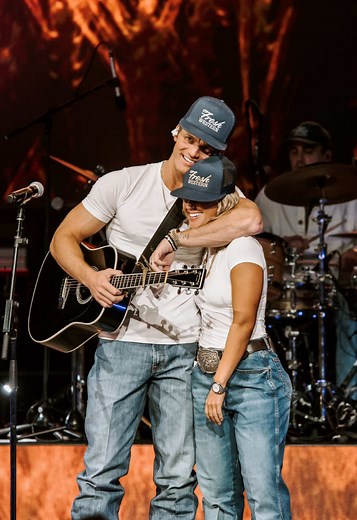 Ashley Cooke Celebrates Parkermccollum Last Tour Night