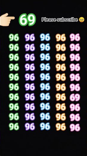 find the number 96 in the row#youtubeshorts #puzzle #mathstricks#maths#wgitachi #mathematics